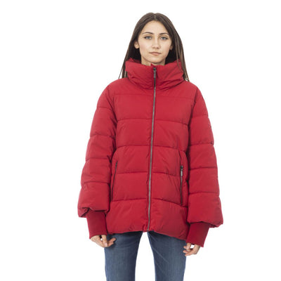 Red Polyamide Jackets & Coat