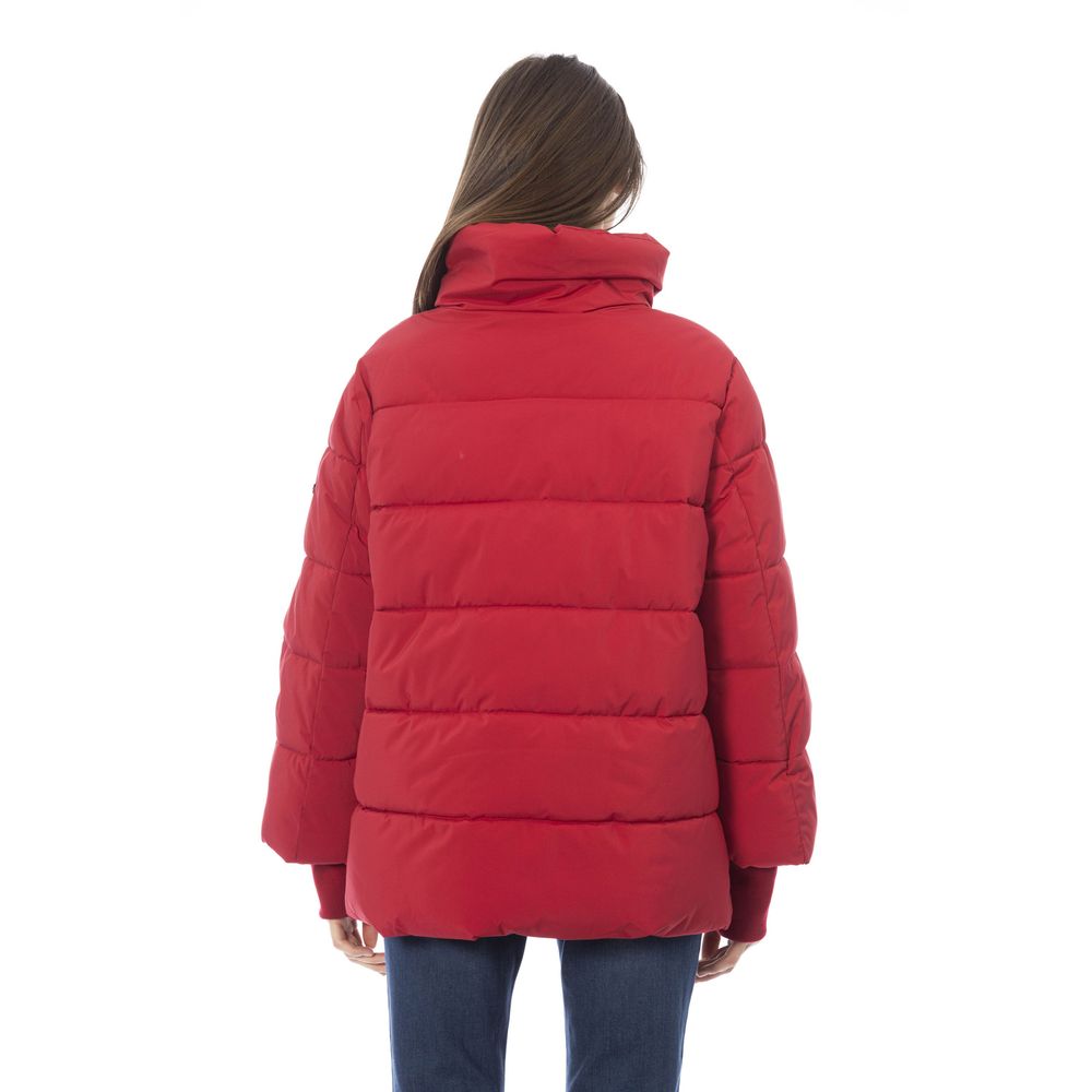 Red Polyamide Jackets & Coat