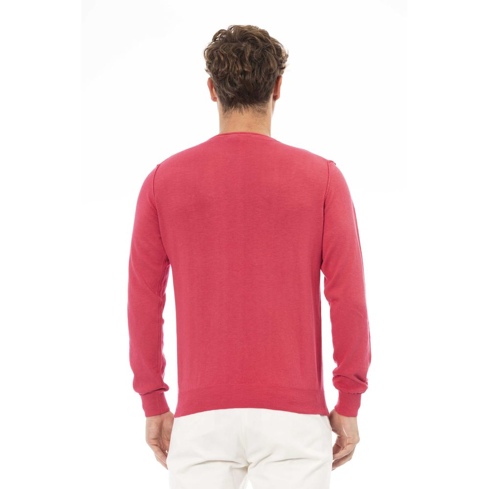 Red Cotton Sweater