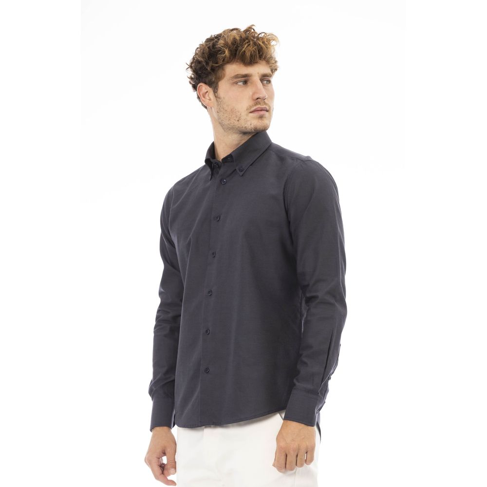 Baldinini Trend Exquisite Gray Shirt