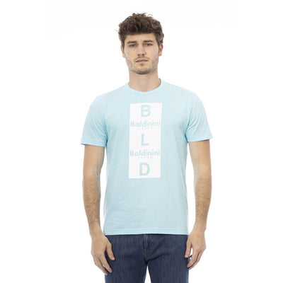 Light Blue Cotton T-Shirt