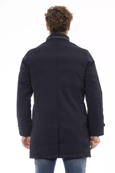 Blue Polyester Jacket