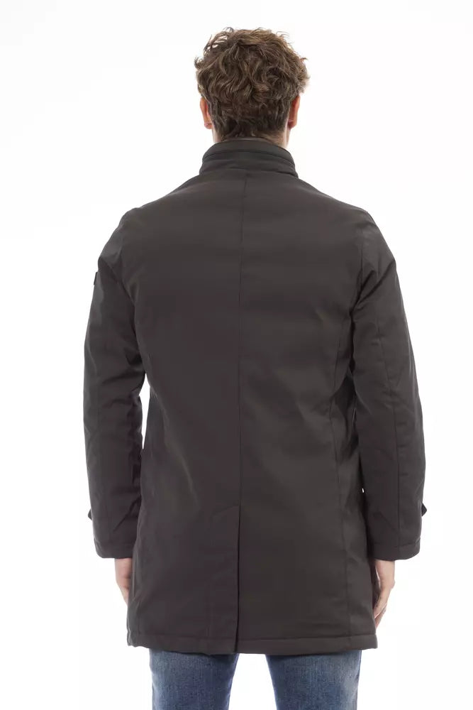 Brown Polyester Jacket