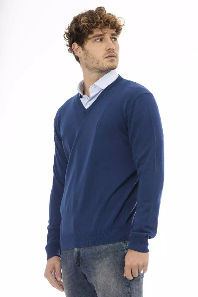 Blue Wool Sweater