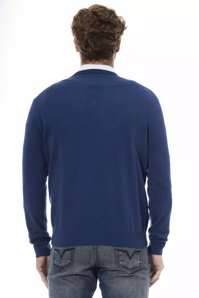 Blue Wool Sweater