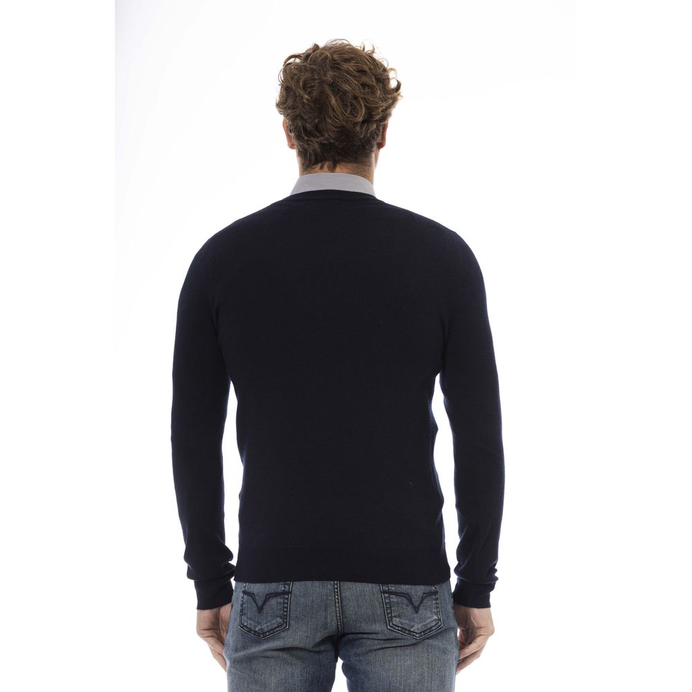 Blue Wool Sweater