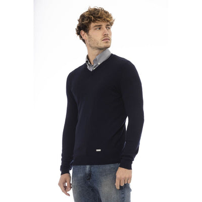 Blue Wool Sweater