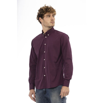 Burgundy Cotton Shirt