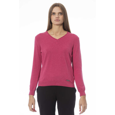 Fuchsia Polyamide Sweater