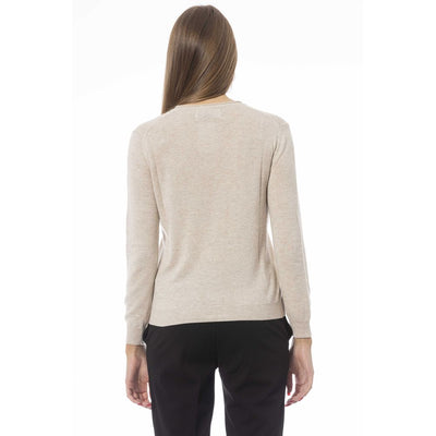 Beige Polyamide Sweater