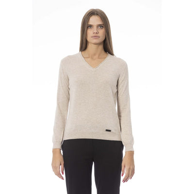 Beige Polyamide Sweater