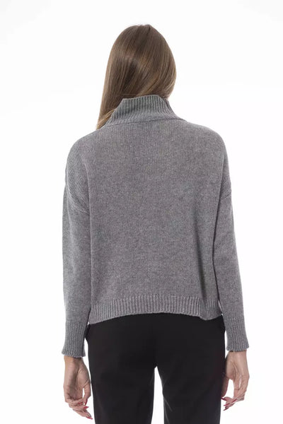 Gray Viscose Sweater