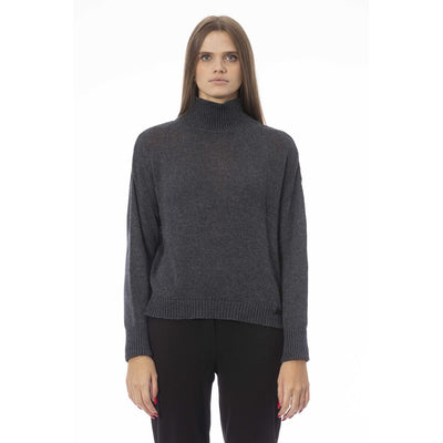 Gray Viscose Sweater