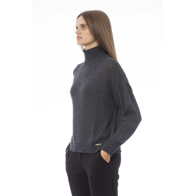 Gray Viscose Sweater