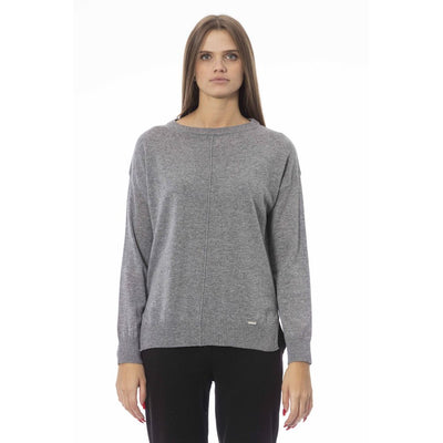 Gray Viscose Sweater