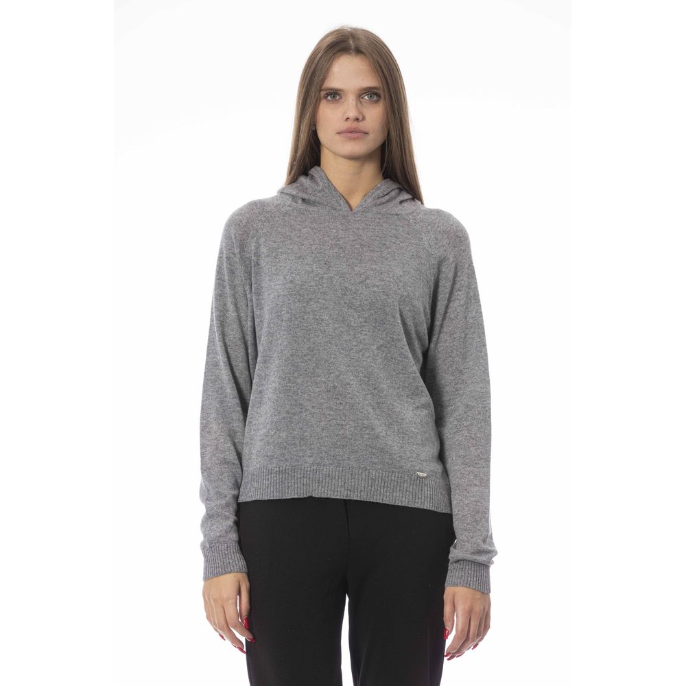 Gray Viscose Sweater