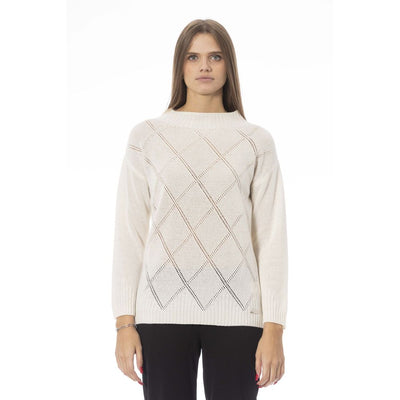 Baldinini Trend Chic Volcano Neck Sweater