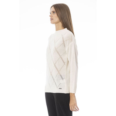 Baldinini Trend Chic Volcano Neck Sweater