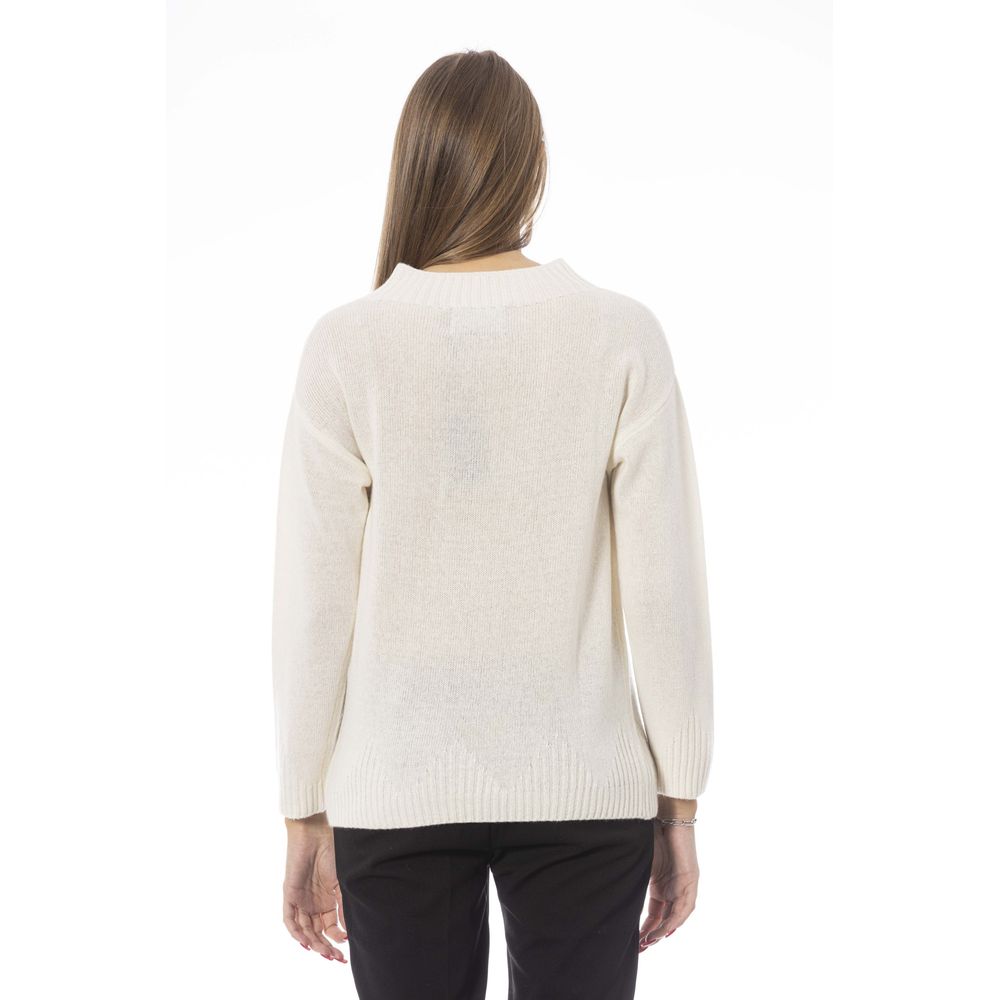 Baldinini Trend Chic Volcano Neck Sweater