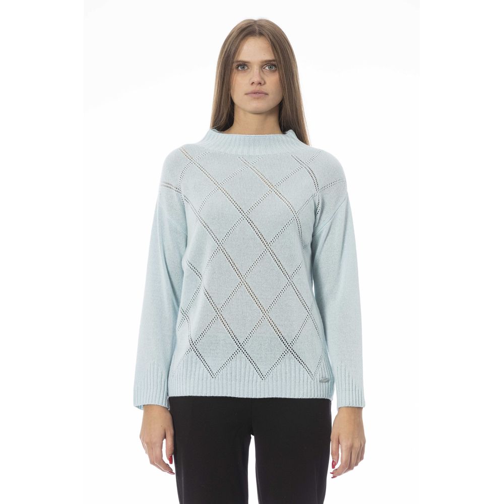 Light Blue Wool Sweater