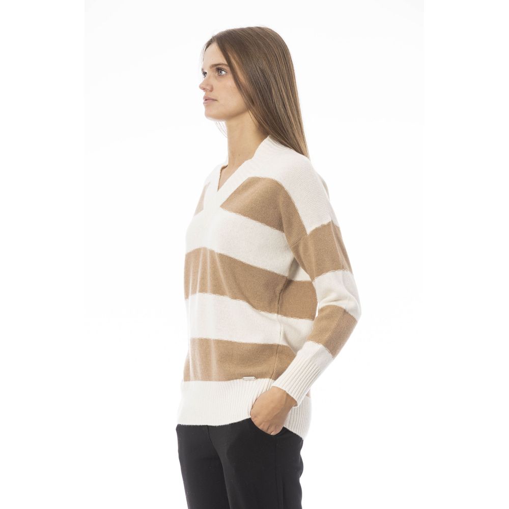 Beige Wool Sweater