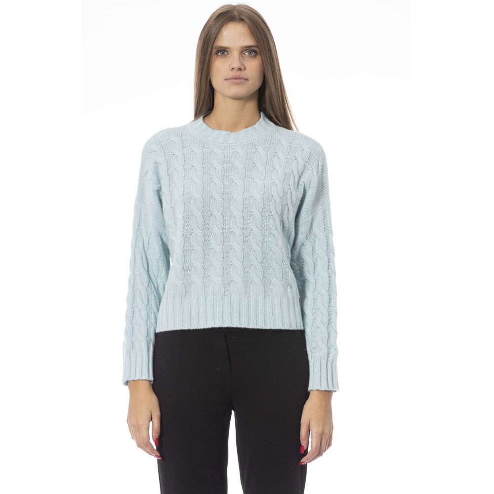 Light Blue Wool Sweater