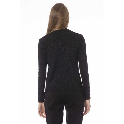 Baldinini Trend Chic Turtleneck Cashmere-Blend Sweater