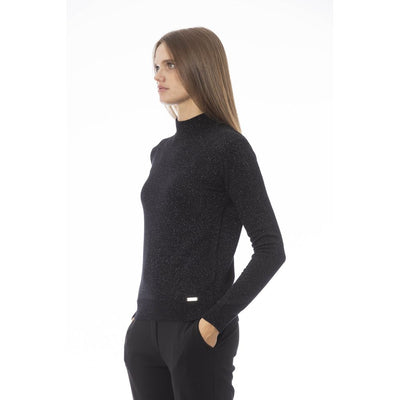 Baldinini Trend Chic Turtleneck Cashmere-Blend Sweater