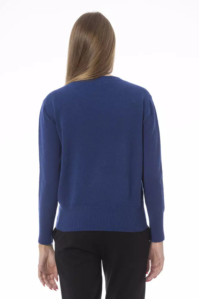 Blue Wool Sweater