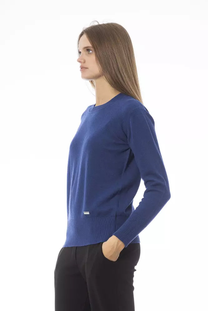 Blue Wool Sweater