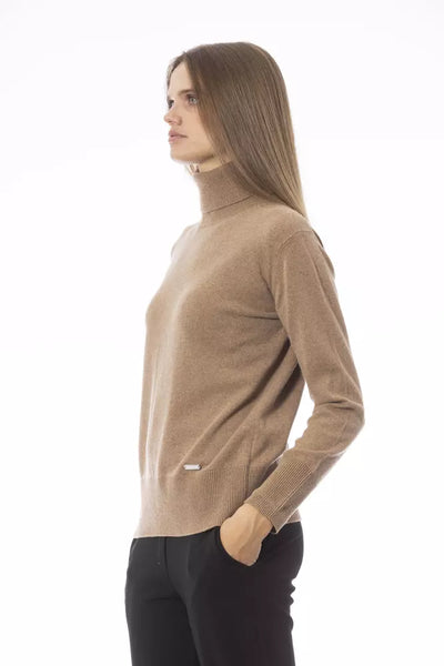 Beige Wool Sweater