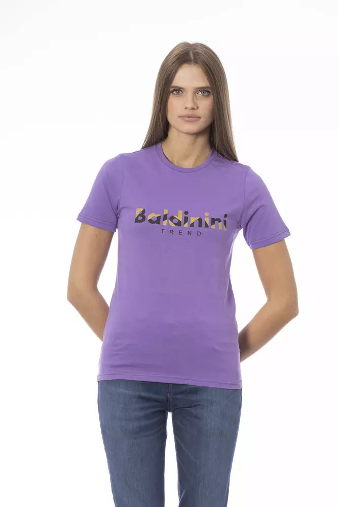 Purple Cotton Tops & T-Shirt