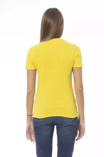 Yellow Cotton Tops & T-Shirt