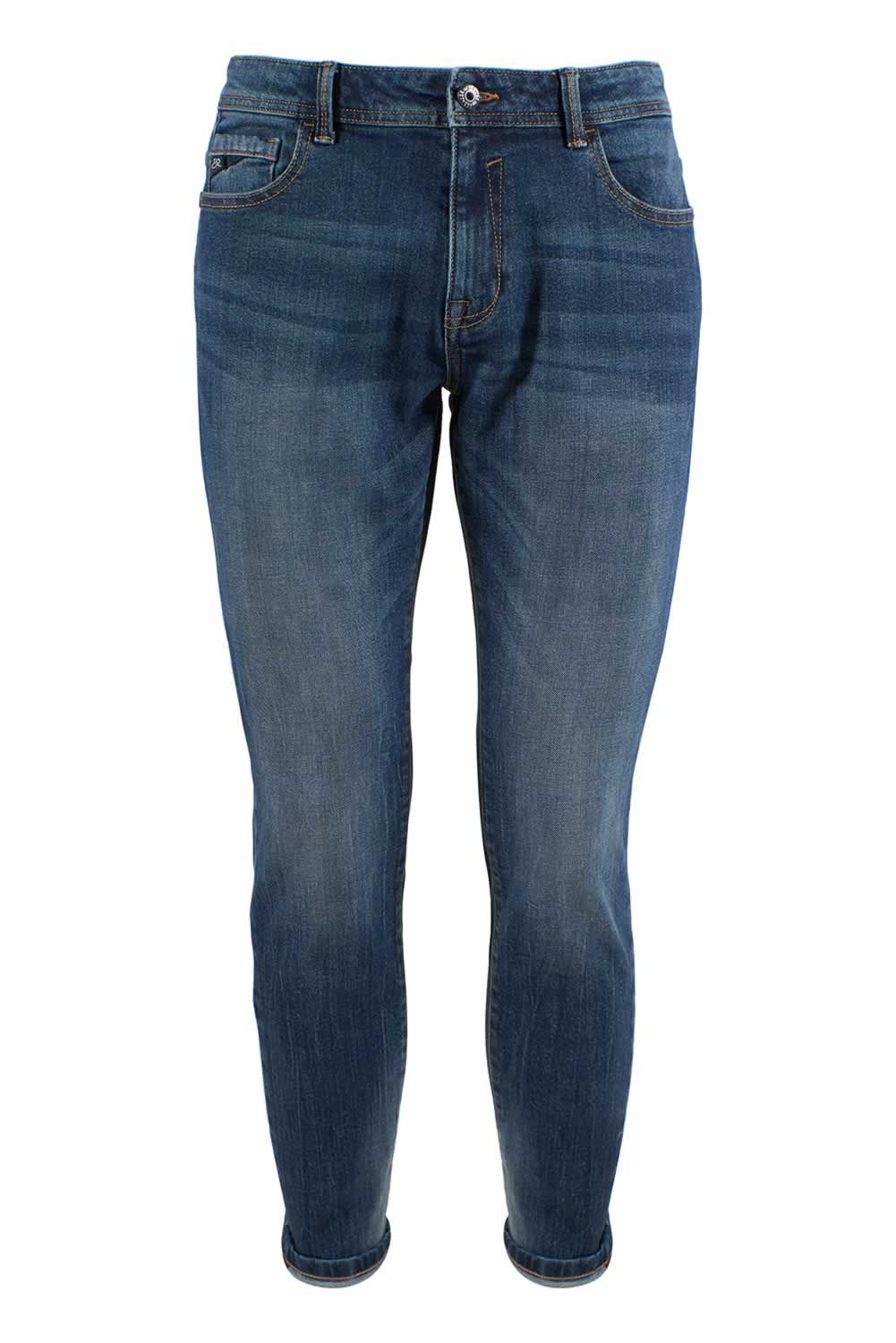 Blue Cotton Jeans & Pant