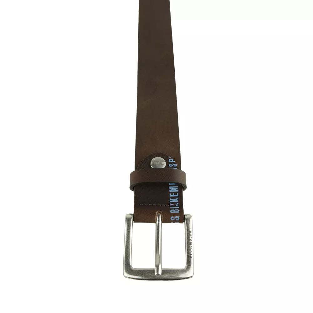 Brown Leather Di Calfskin Belt