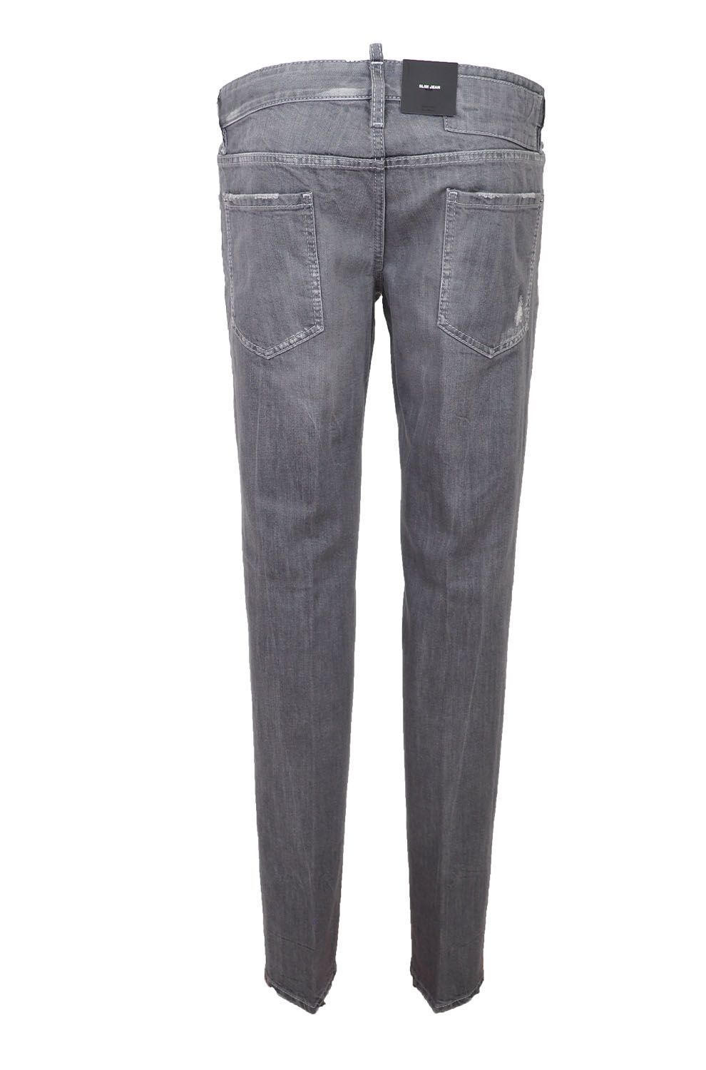 Gray Cotton Jeans & Pant