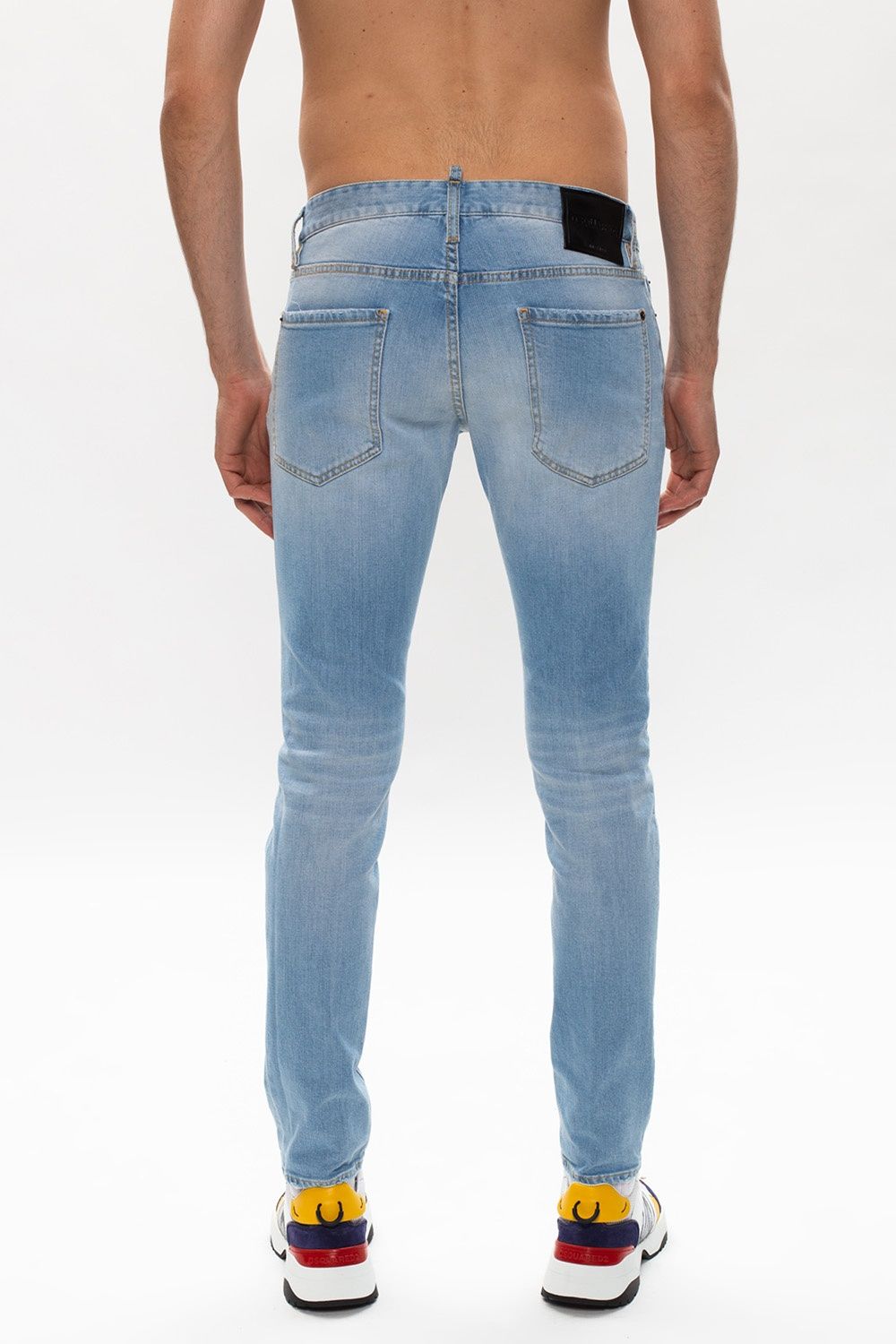 Light Blue Cotton Jeans & Pant