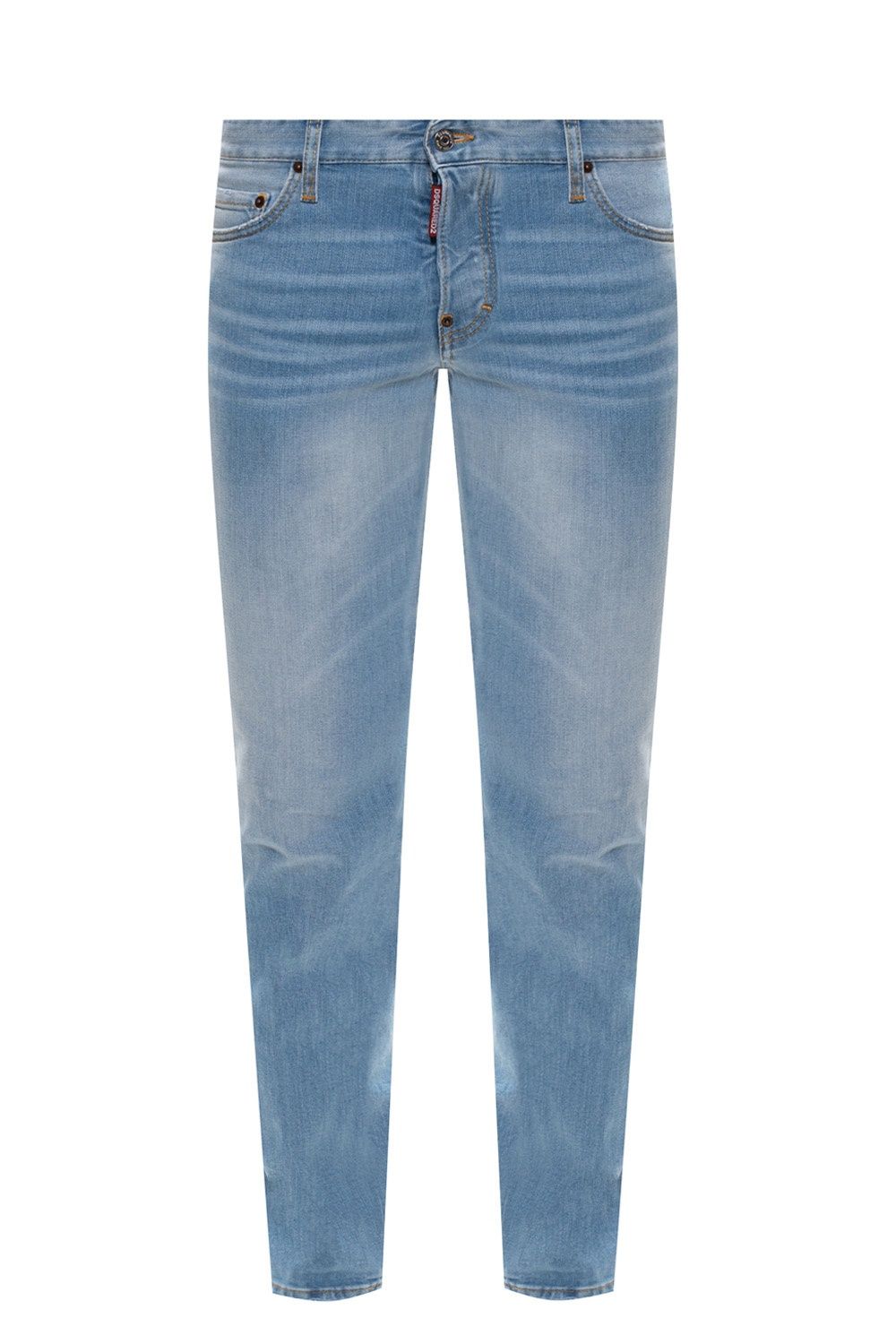 Light Blue Cotton Jeans & Pant