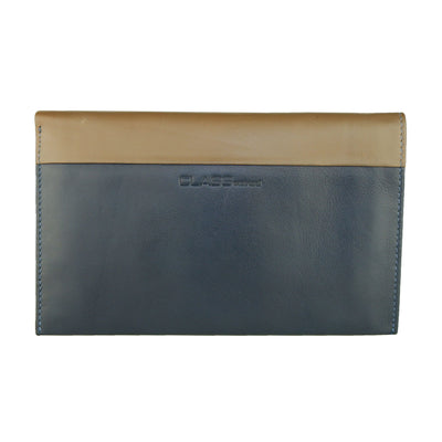 Blue Leather Wallet