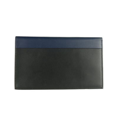 Blue Leather Di Calfskin Wallet