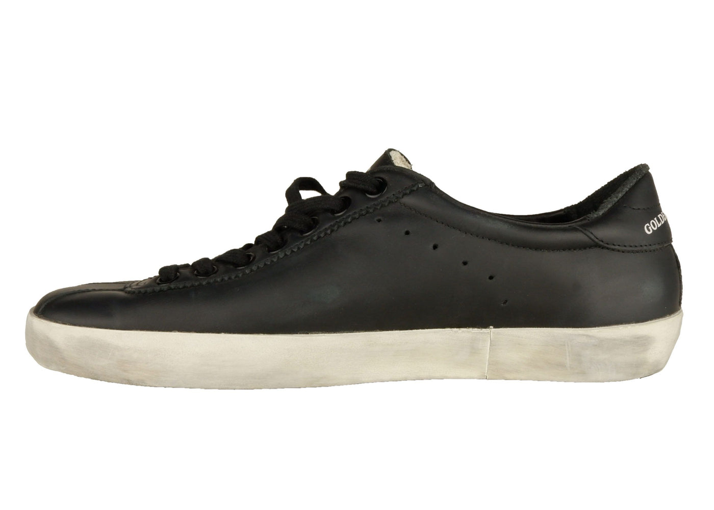 Black Leather Sneaker