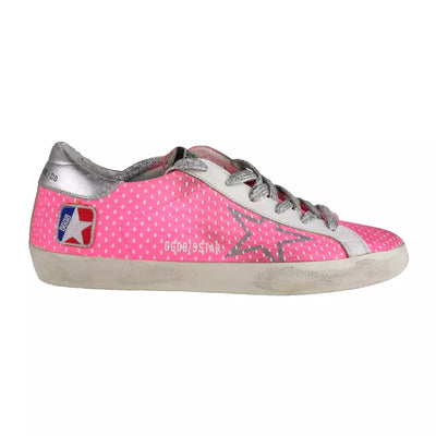 Pink Leather Sneaker