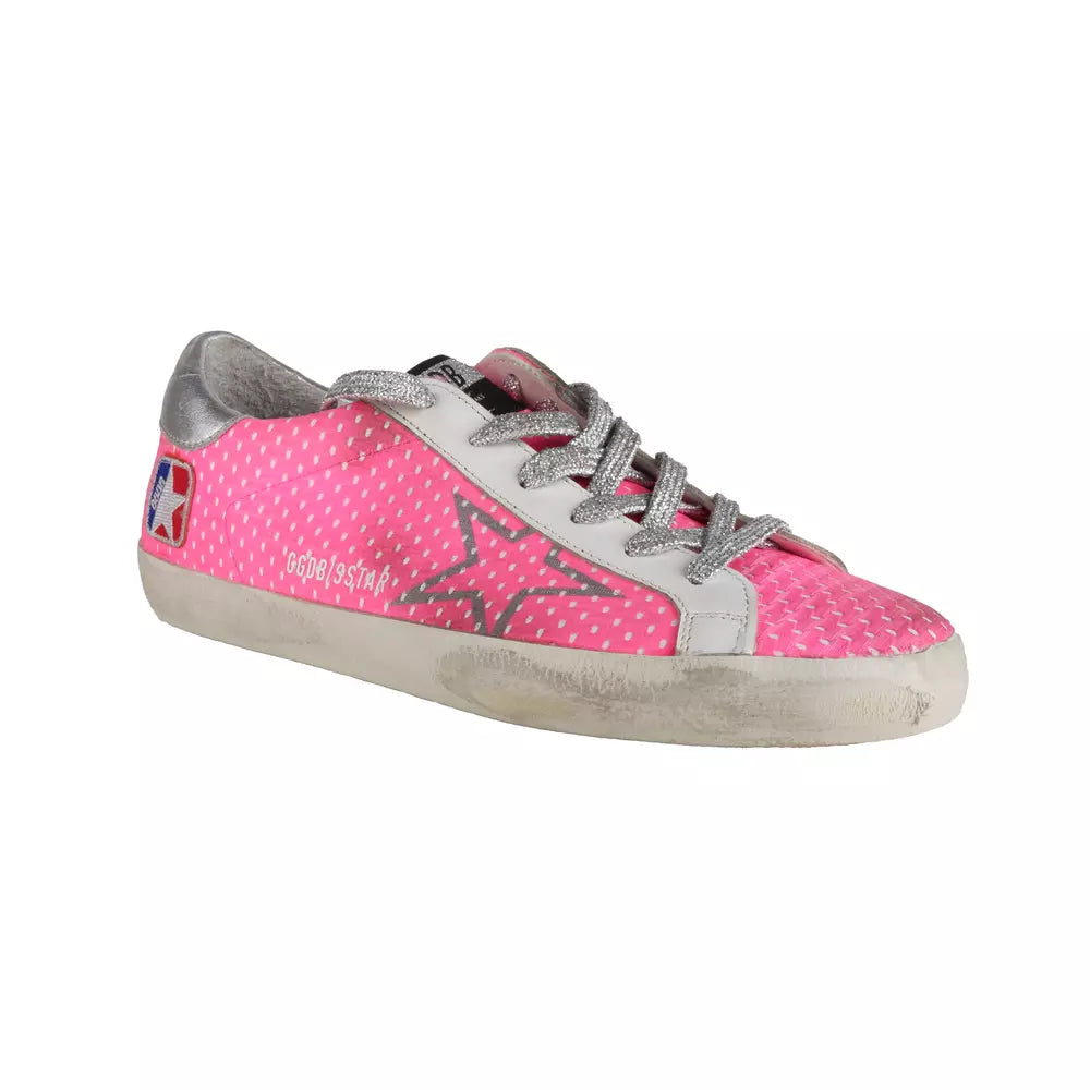 Pink Leather Sneaker