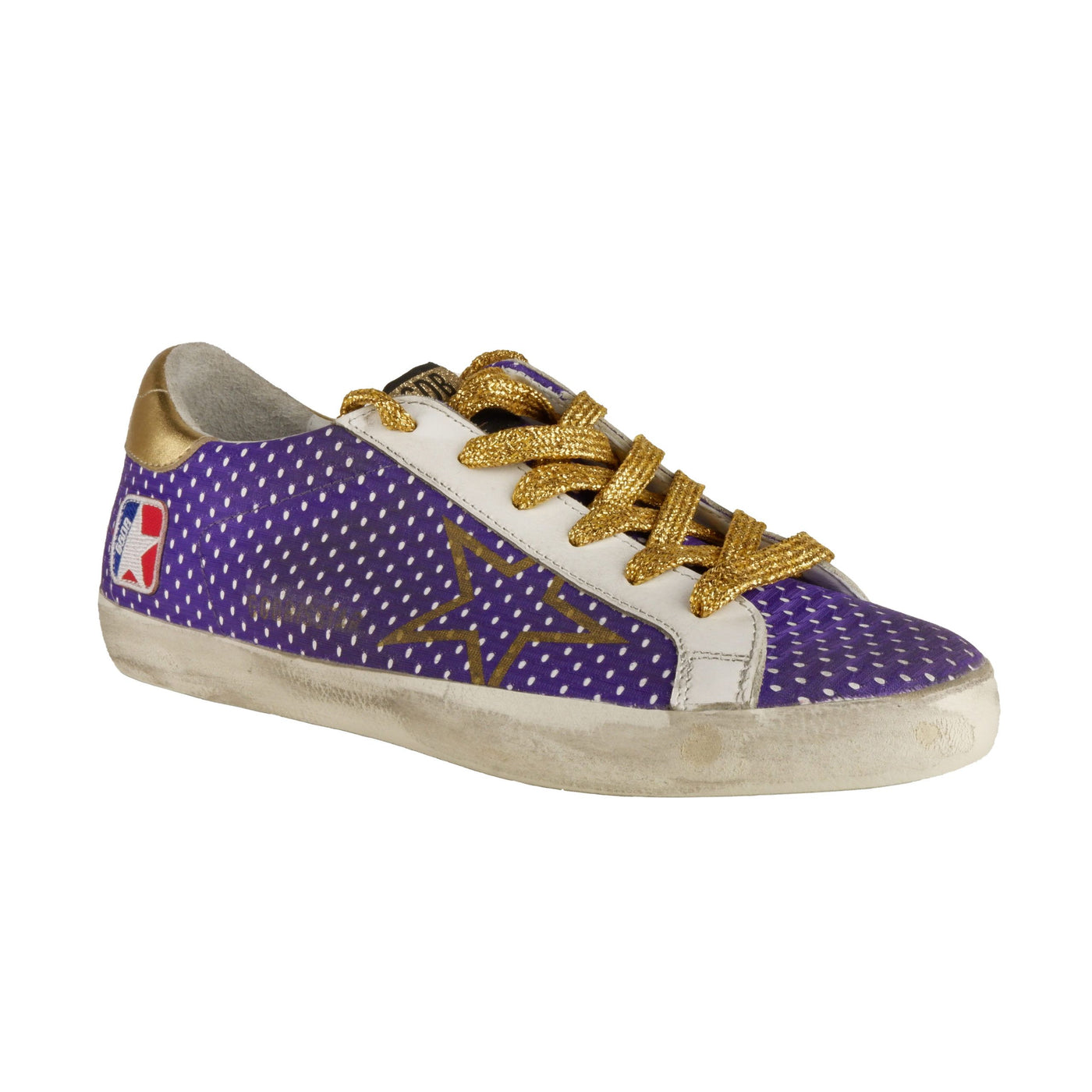 Purple Leather Sneaker