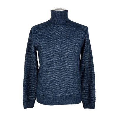 Blue Polyamide Sweater