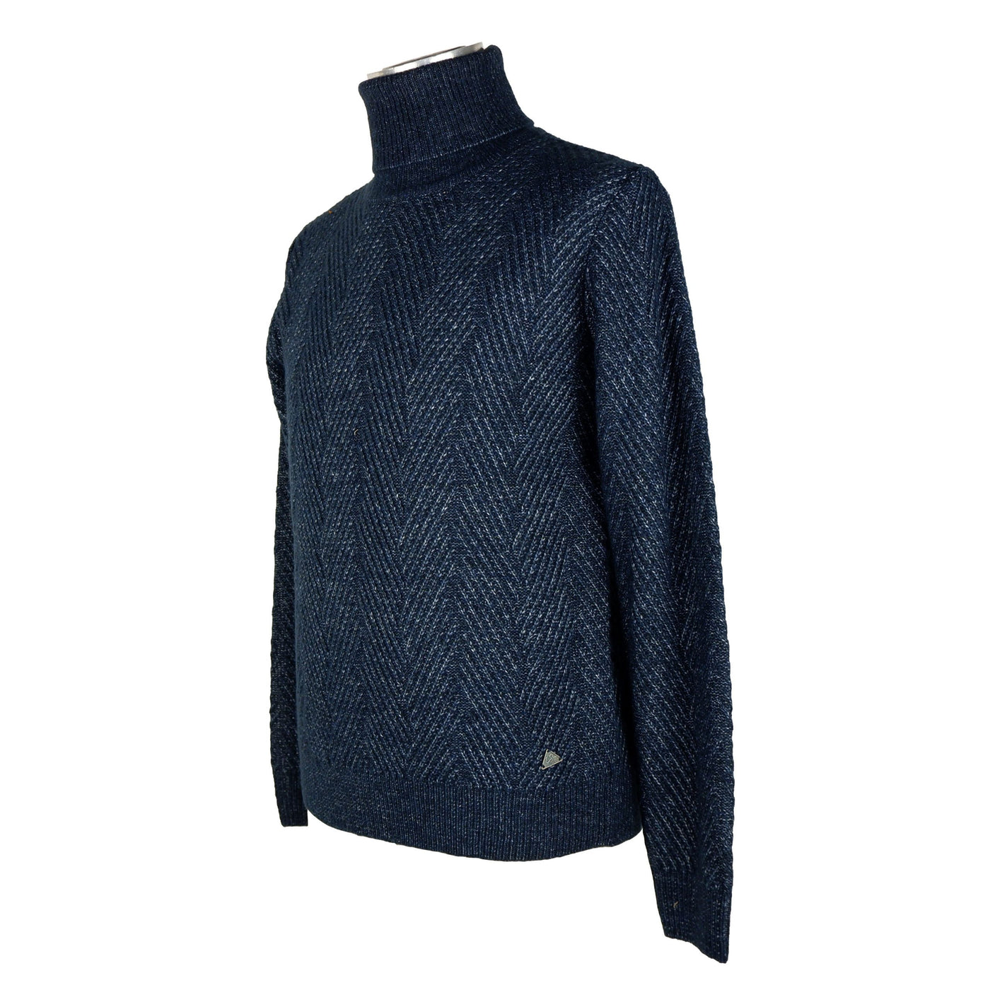 Blue Polyamide Sweater