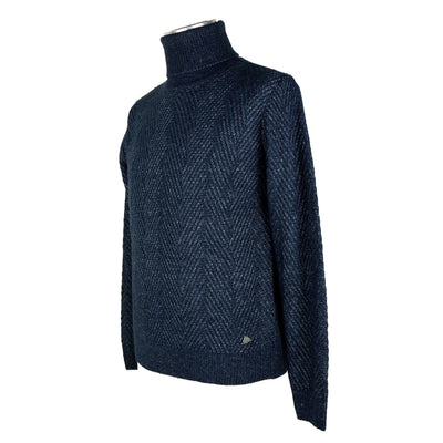 Blue Polyamide Sweater