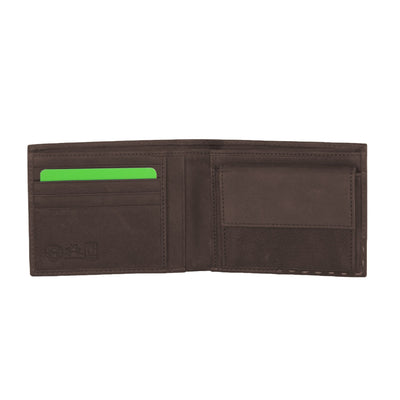 Brown Leather Di Calfskin Wallet