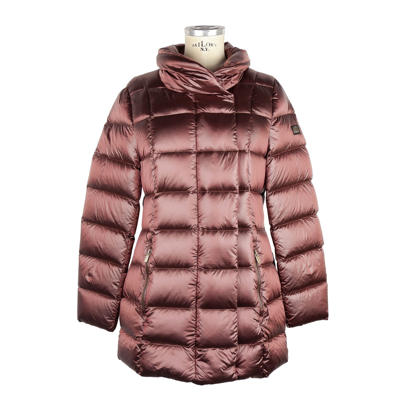 Pink Polyamide Jackets & Coat