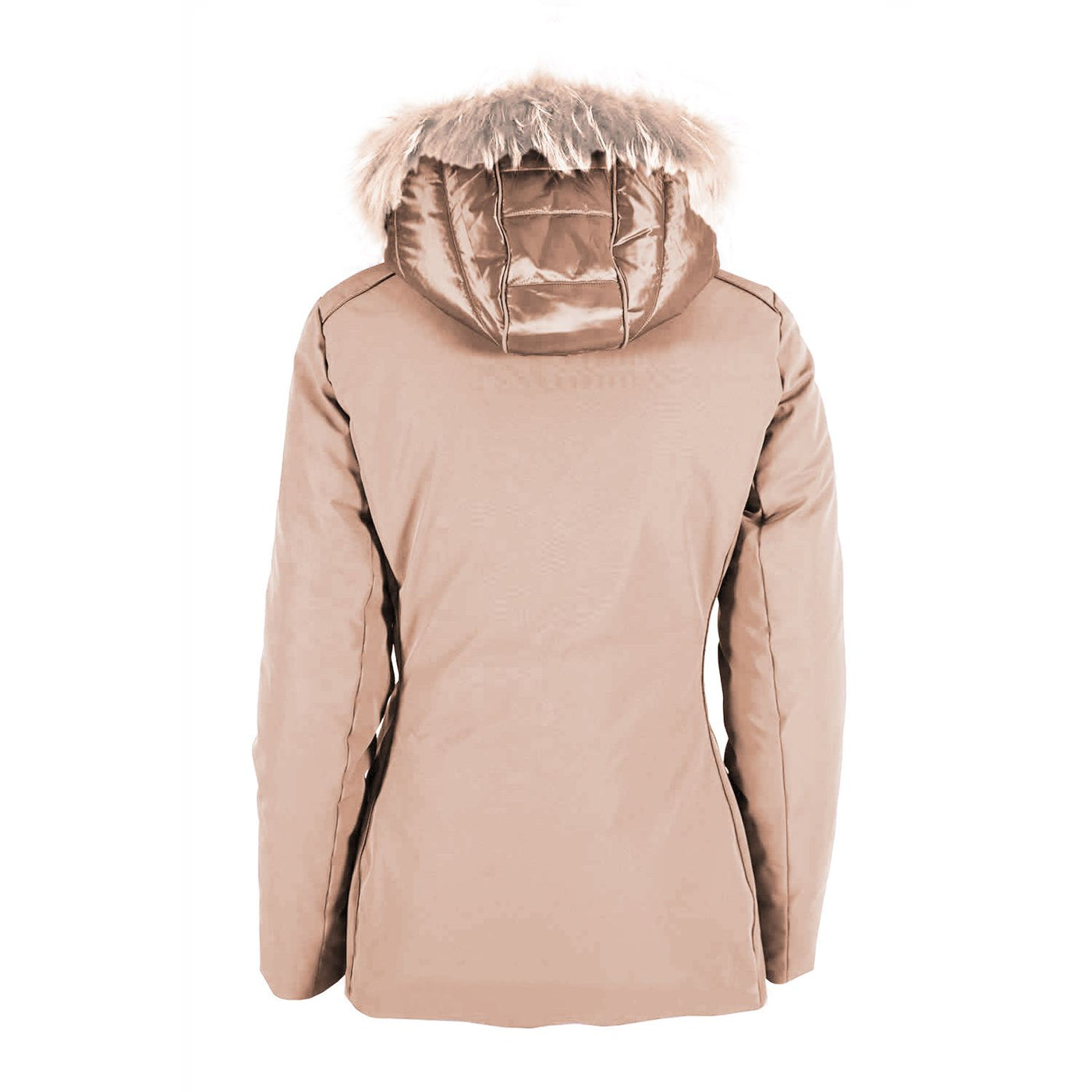 Beige Polyamide Jackets & Coat